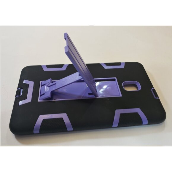 Purple & Black Cover Case For Samsung Galaxy Tab Tablet A 8.0 2017 T380 - Picture 6 of 6
